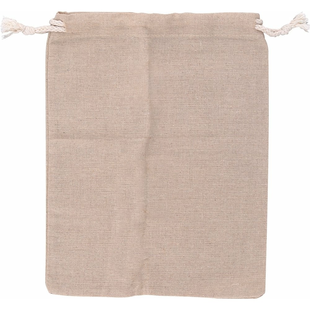 Изображение товара Мешок для хранения МУЛЬТИДОМ 20х25 см лен веревка бежевый VL4-11
