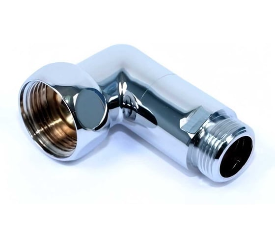 Изображение товара Угловое соединение ООО ПКФ Сварком 1/2 х 1/2 гш хром для п/сушителя (уп/1шт) СанТех s009594