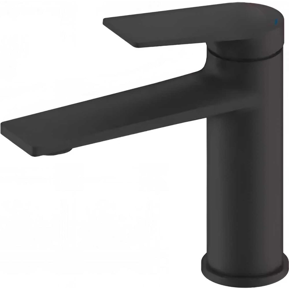 Изображение товара Смеситель для умывальника однорычажный ООО ПКФ Сварком литой излив, черный матовый (уп/1шт) СанТех s073778