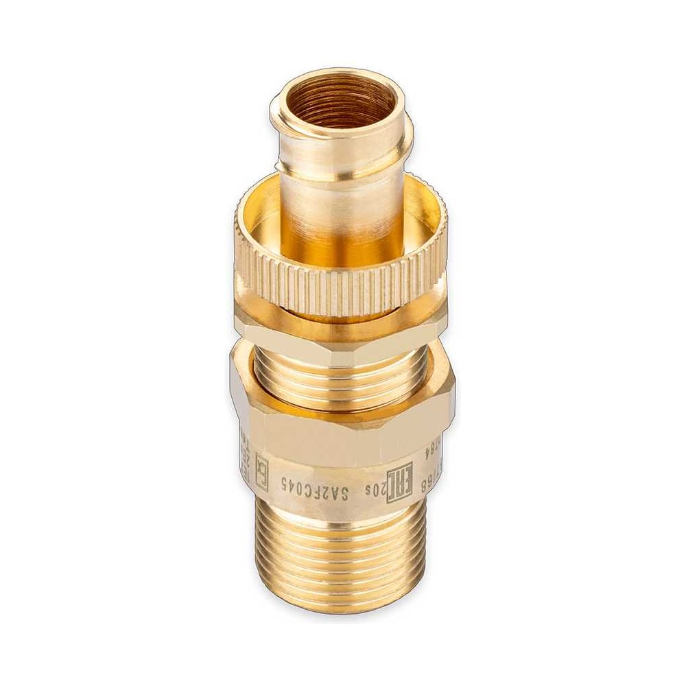 Изображение товара Кабельный ввод взрывозащищенный SURYAKOTI CAST 20S-045 SA2FC1M для небронированного кабеля диаметром 6-12 мм, с одиночным уплотнением, для гофры с внутр.диаметром 13.9 мм, ввод.резьба M20x1 SN0300400