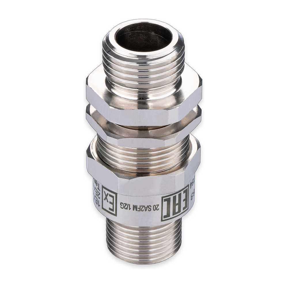 Изображение товара Кабельный ввод взрывозащищенный SURYAKOTI CAST 20 SA2FM2M 1/2G, для небронированного кабеля диаметром 6.5-14 мм, с одиночным уплотнением, для трубы с внутр.резьбой 1/2G, ввод.резьба M2 SN0501600