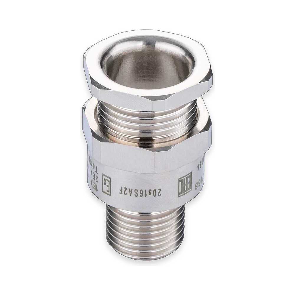 Изображение товара Кабельный ввод SURYAKOTI 20S16 SA2F2M M20x1.5 никелированная латунь