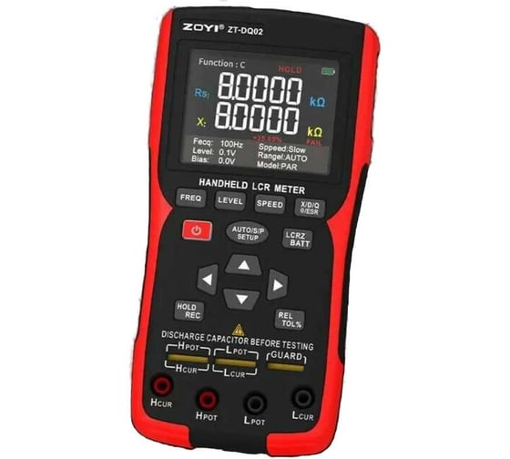 Изображение товара Мостовой LCR метр ZOYI ZT-DQ02 с щупами Кельвина Z100