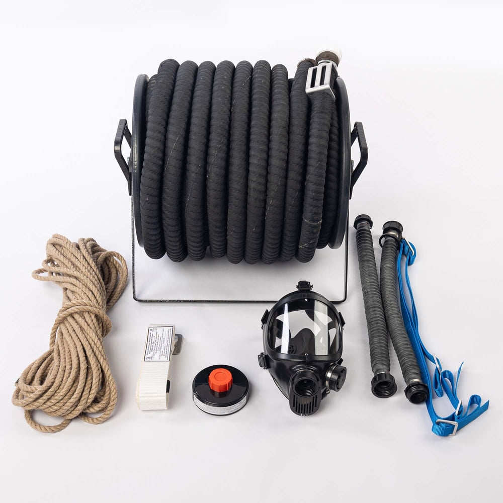 Изображение товара Шланговый дыхательный аппарат БРИЗ 0304(ПШ-20Б) -4301М(ППМ) АМС резинотканевый