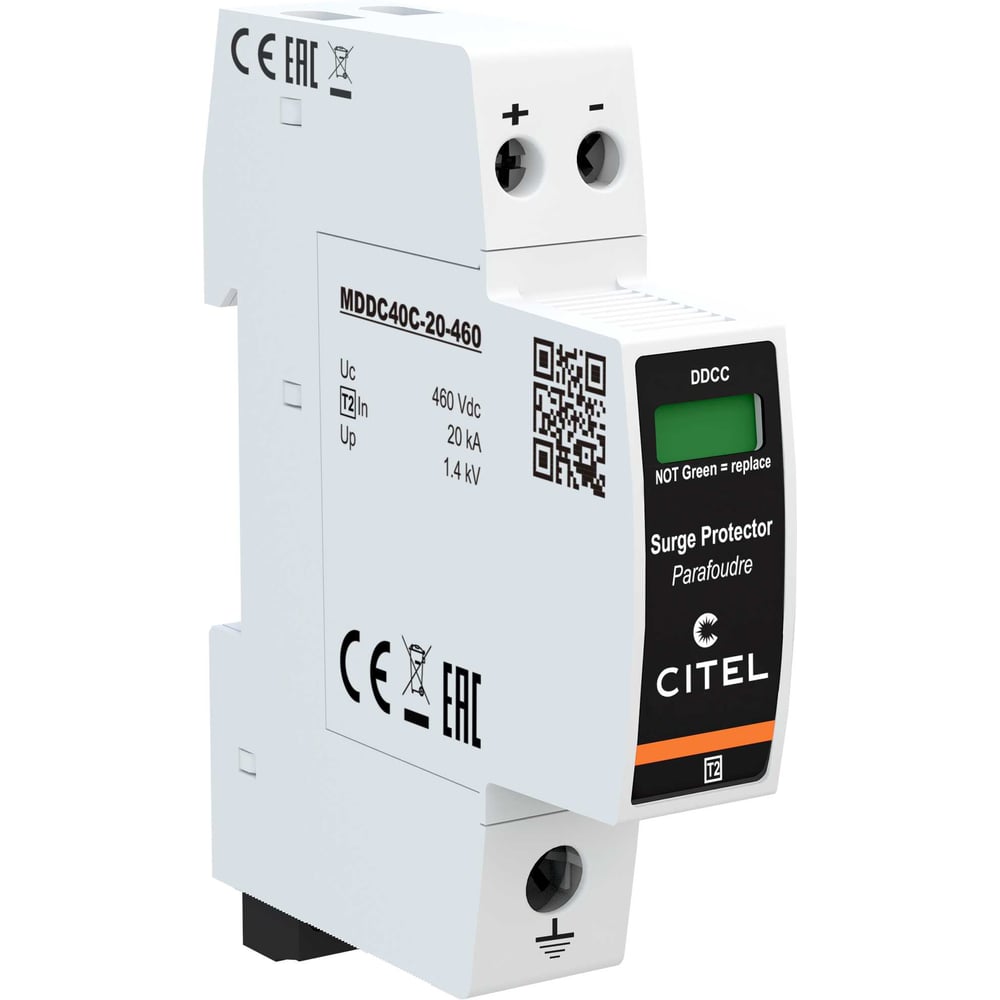 Изображение товара Устройство защиты от импульсных перенапряжений (УЗИП) Citel DDC40CS-20-460 828411121