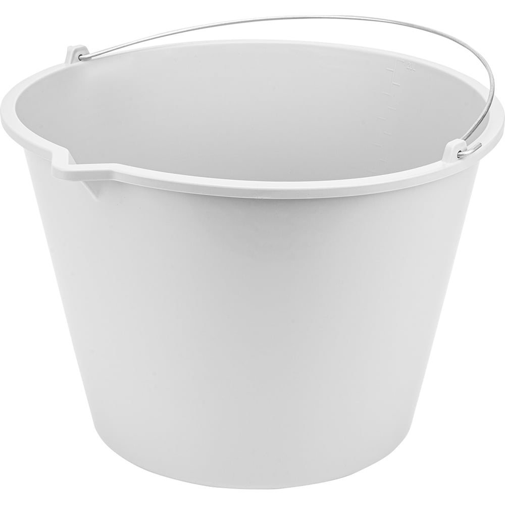 Изображение товара Ведро строительное пластмассовое MATRIX 20 л, с носиком, эластичное 814397
