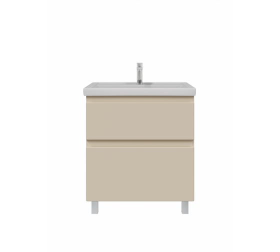 Изображение товара Тумба с раковиной RUVANN STELLO 70 + Фостер 70 в ванную напольная, cappuccino Т.STELLO-CA.П-70Н-KIT-FOS