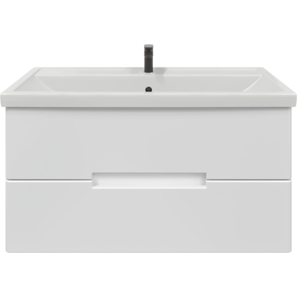 Изображение товара Тумба с раковиной RUVANN KANI 100 + Фостер 100 в ванную подвесная Т.KANI.П-100П-KIT-FOS