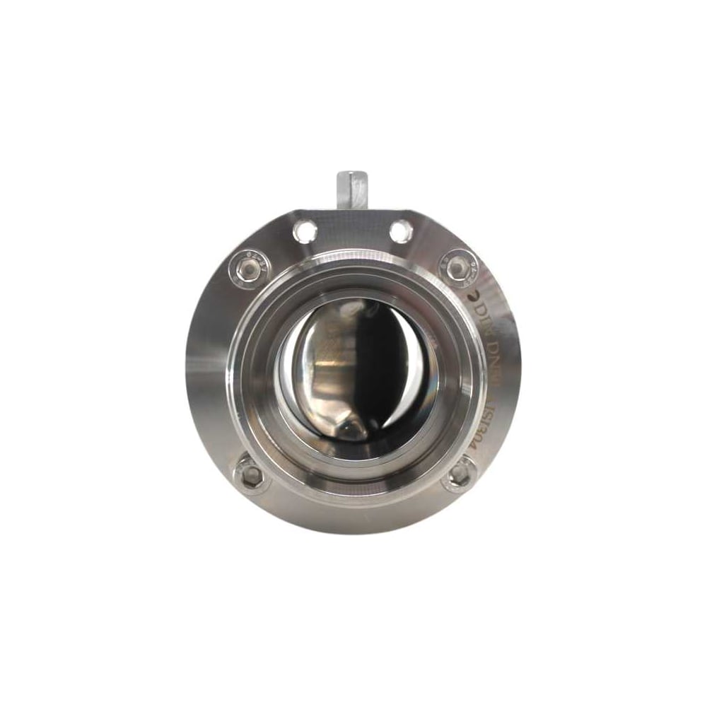 Затвор дисковый резьбовой нержавеющий NEWKEY Силикон, AISI304 DN50 (2), (CF8), PN8 NK-DZmSil50/4