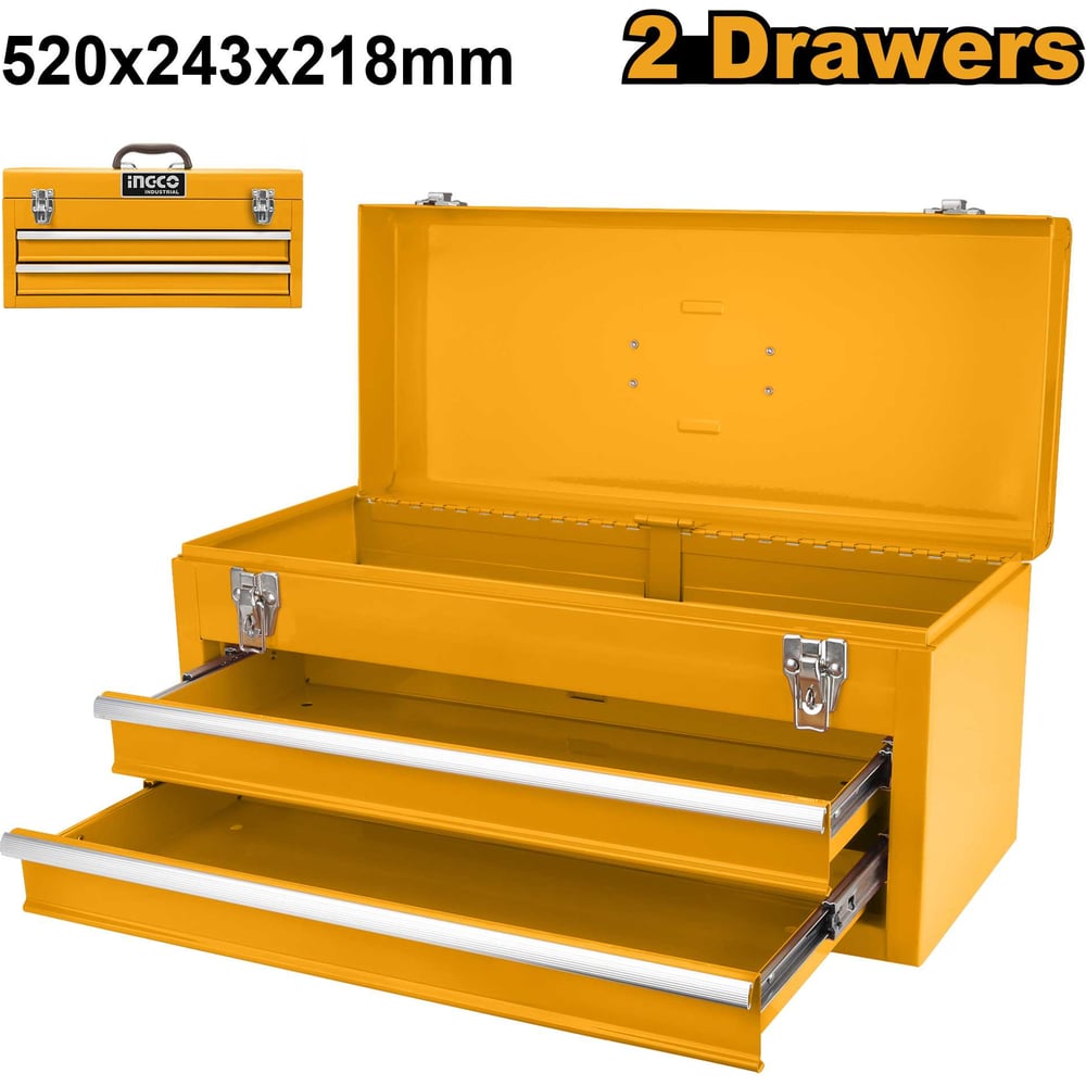 Изображение товара Ящик INGCO для инструмента металлический INDUSTRIAL HTB06