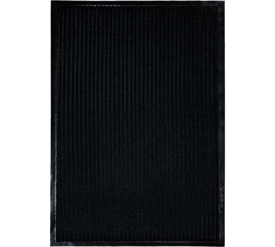 Изображение товара Коврик влаговпитывающий QZRP 50х80 см, черный, 10шт, Двухполосный 50х80 см черный (10шт)