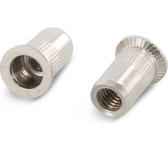 Изображение товара Резьбовая заклепка ART 1023 М4х11,5 мм А2, потайной борт с насечкой, нержавеющая, 20 шт. Edelfix 102324115 20