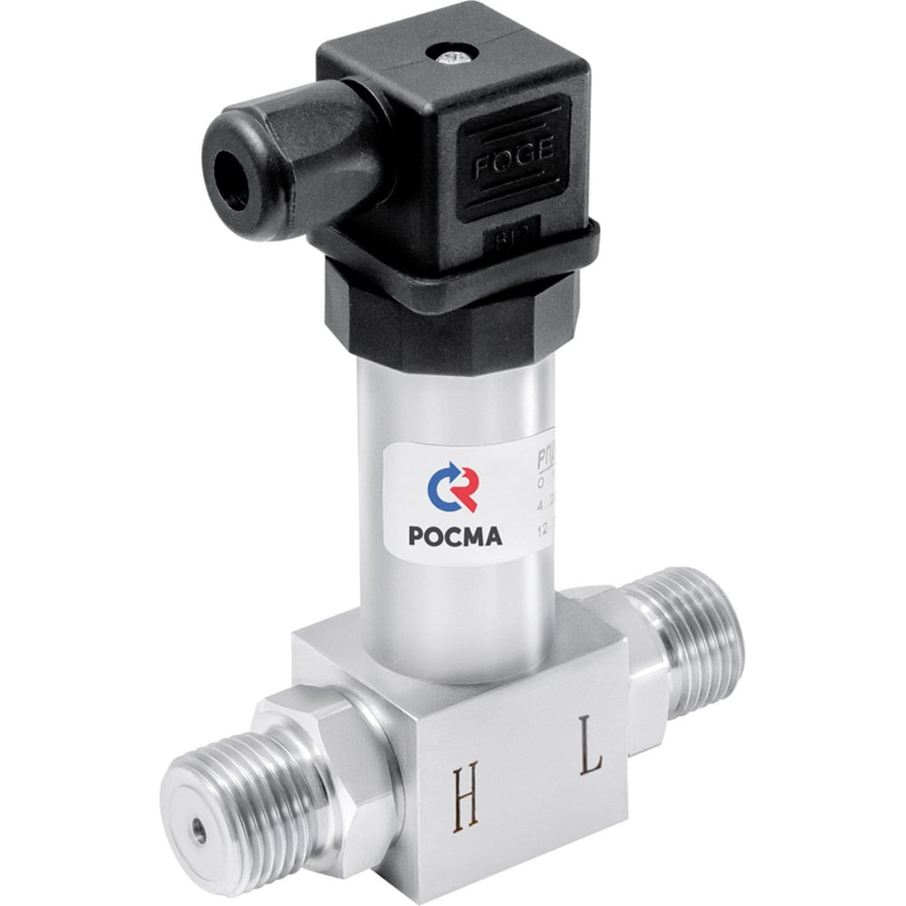 Изображение товара Датчик Росма D070-04183 0-100 кПа, 2x G1/2, IP65