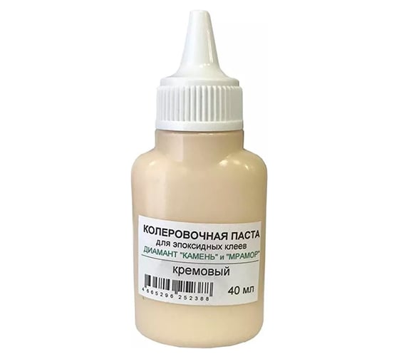 Изображение товара Паста колеровочная dipoxSi Systems Диамант Мрамор, для клеев и затирок, цвет кремовый 252388