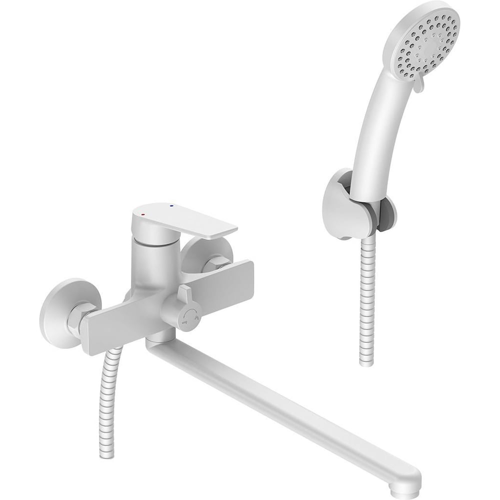 Изображение товара Смеситель для ванны с прямым плоским изливом POTATO P22167-7