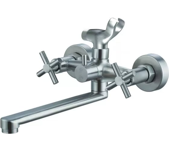 Изображение товара Смеситель для ванны универсальный с прямым изливом POTATO P22357S