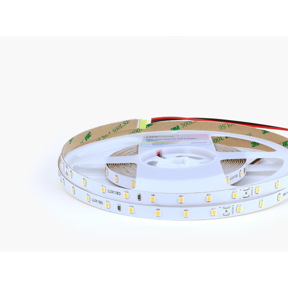 Изображение товара Светодиодная лента LEDS POWER 2835 64/м (6Вт/м) 24В теплая LUX180 390430