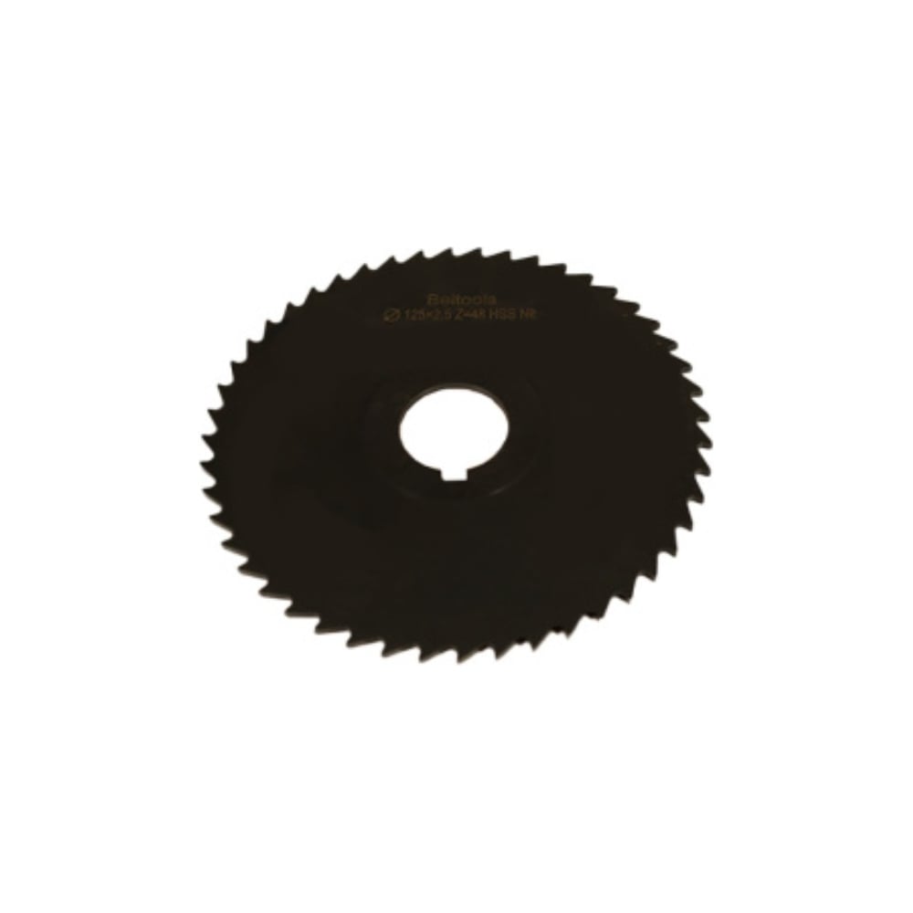 Изображение товара Фреза отрезная Beltools 125х3х27 Z=48 тип 2 со ступицей и ш/п HSS Nit ГОСТ 2679-93 ri.174.2293