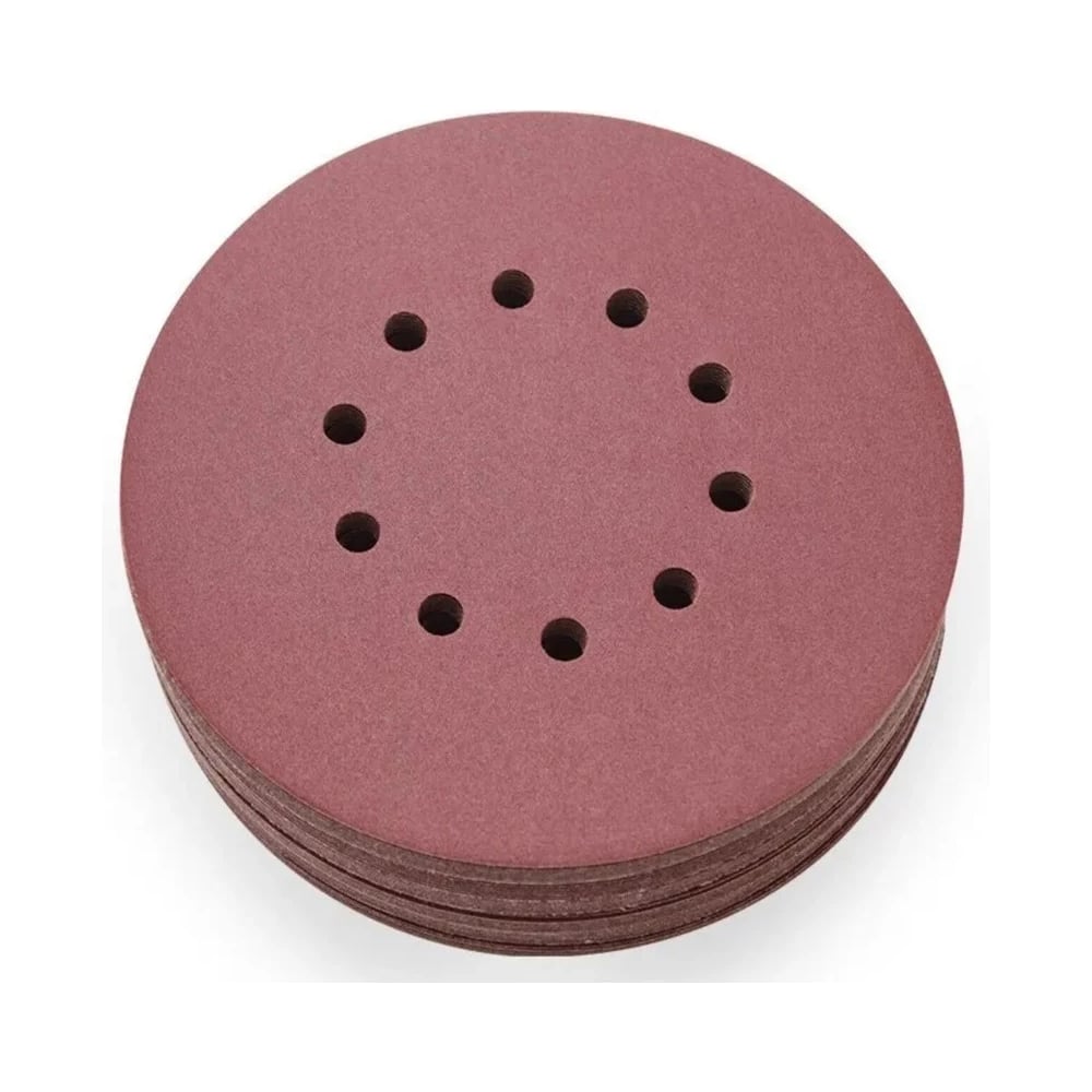 Изображение товара Шлифовальные круги Vitatools 225 мм для жирафа, Р1000, 5 штук- 10 отверстий R-225-P1000-5-10