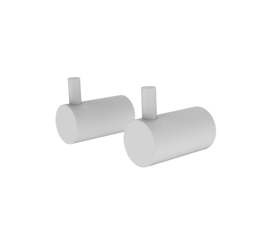 Изображение товара Комплект одинарных крючков IDDIS Petite сплав металлов, белый матовый PET2WT2i41