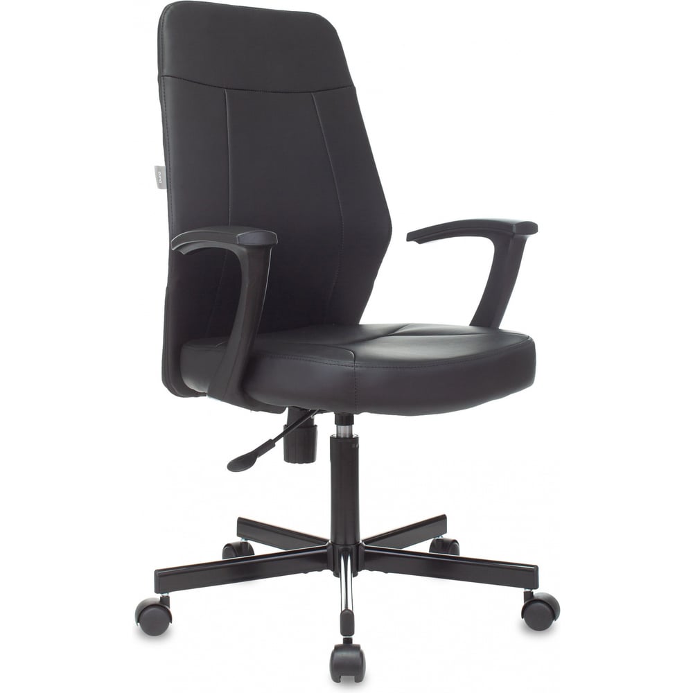 Изображение товара Кресло Бюрократ CH-605 черный экокожа, крестовина металл, черный 484854