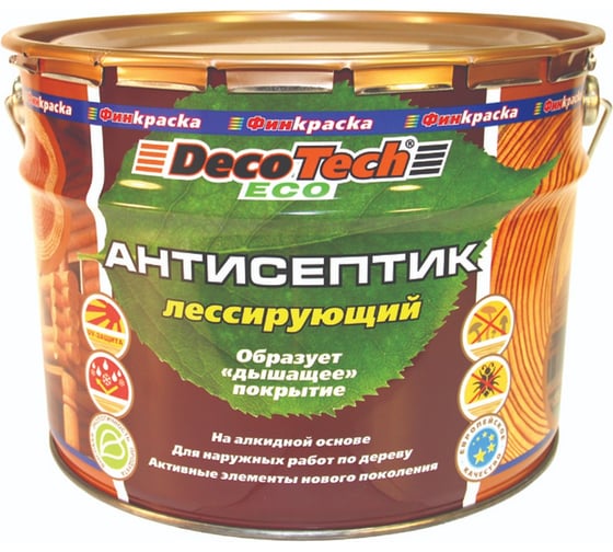 Изображение товара Антисептик DecoTech Eco, бесцветный, 2.5л, oсновной 00-00014464