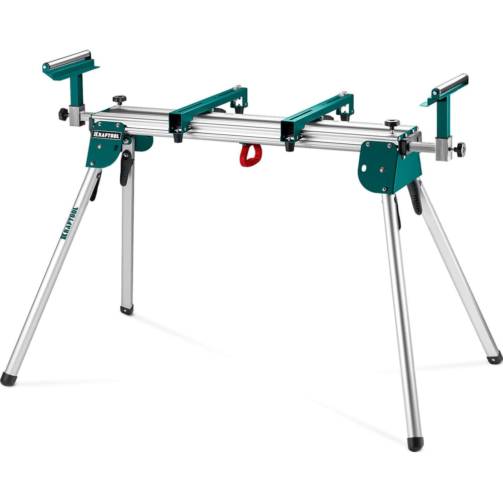 Изображение товара Алюминиевый стол KRAFTOOL MSA-1200, (1120-2650)х765х970 мм, для торцовочных пил без ручки и колес 38782-1
