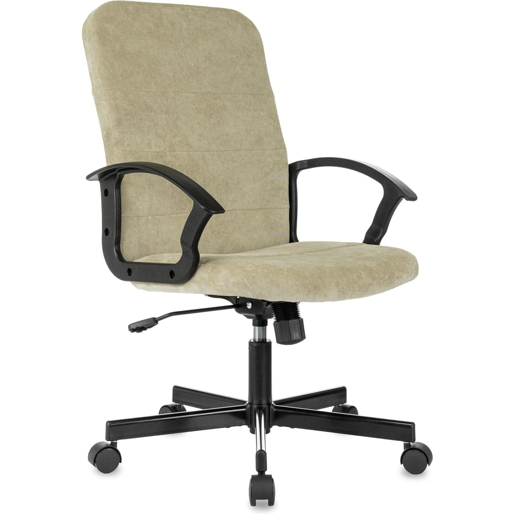 Изображение товара Кресло Бюрократ Triest Fabric песочный Light-21, крестовина металл, черный 2100150