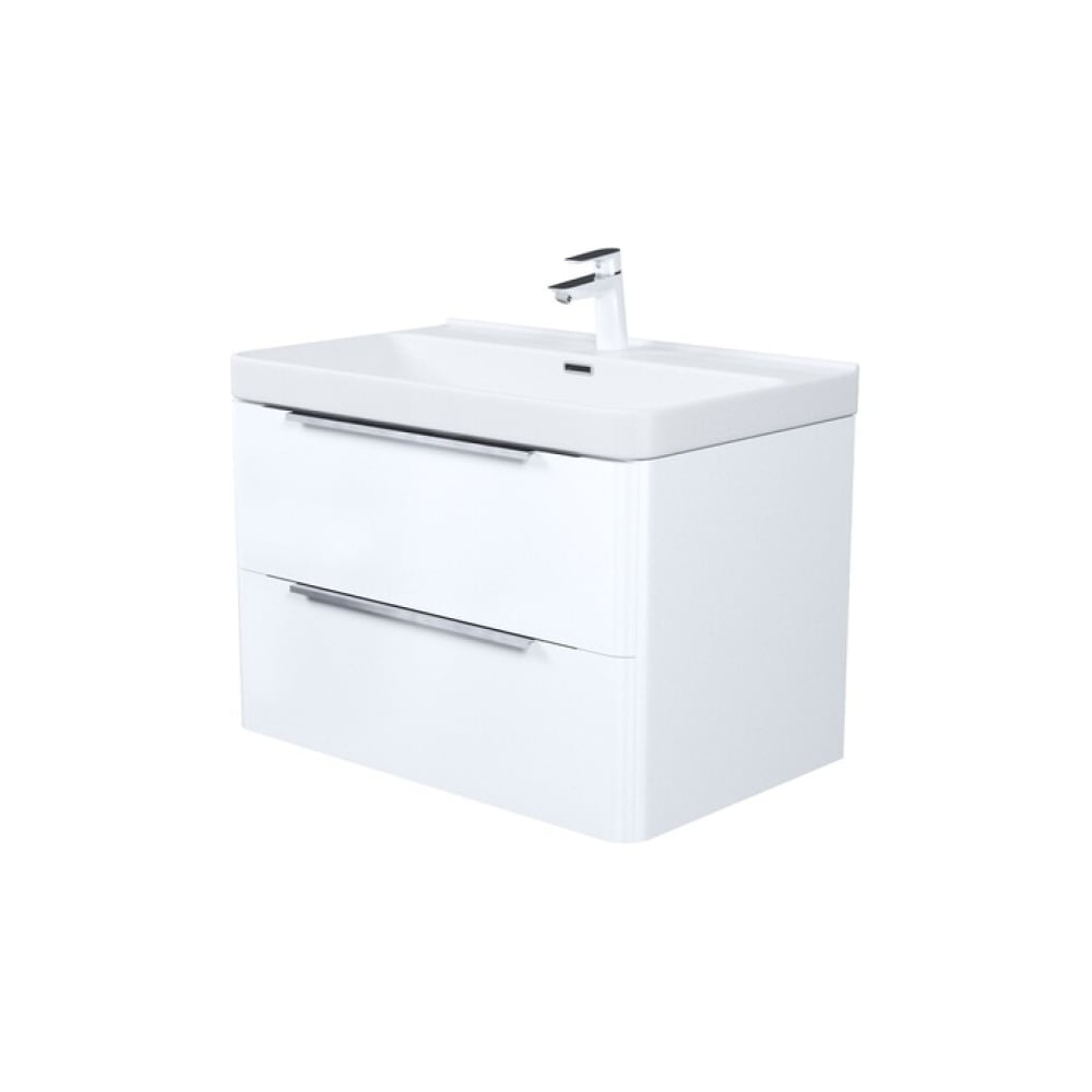 Изображение товара Тумба с умывальником подвесная IDDIS Cloud X 80 см, белый CLX80W0i95K Изображение товара Тумба с умывальником подвесная IDDIS Cloud X 80 см, белый CLX80W0i95K