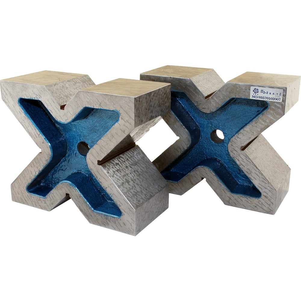 Изображение товара Призмы поверочные и разметочные чугунные TLX 200х170х 90мм тип П2-3 кл.точн.2 к-т из 2-х шт 76393