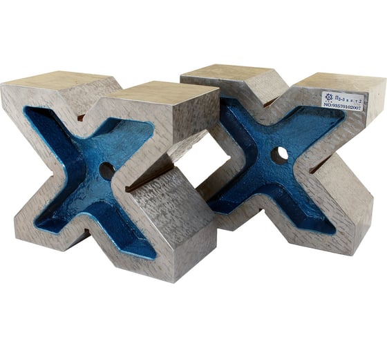 Изображение товара Призмы поверочные и разметочные чугунные TLX 200х170х 90мм тип П2-3 кл.точн.2 к-т из 2-х шт 76393