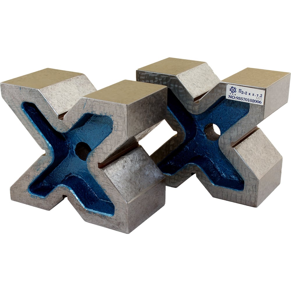 Изображение товара Призмы поверочные и разметочные чугунные TLX 150х130х 75мм тип П2-2 кл.точн.2 к-т из 2-х шт 76392