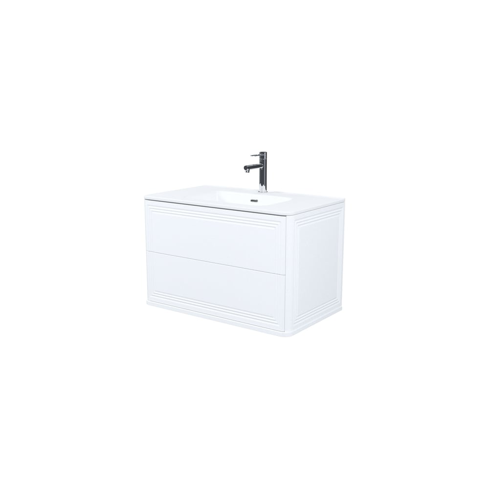 Изображение товара Тумба с умывальником подвесная IDDIS Oxford Neo 80 см, белый OXN80W0i95K
