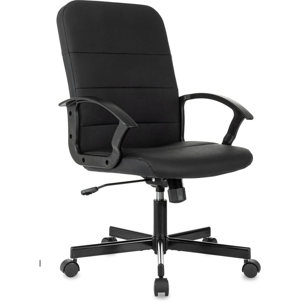 Изображение товара Кресло Бюрократ Triest черный экокожа, крестовина металл черный 2100131