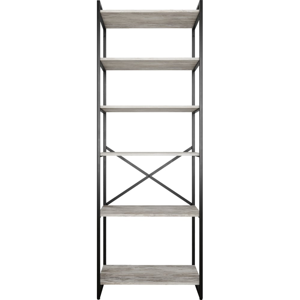 Изображение товара Стеллаж Металл-Завод GS19669346P2 Патина/чёрный, 6 полок, 196x69x34 см