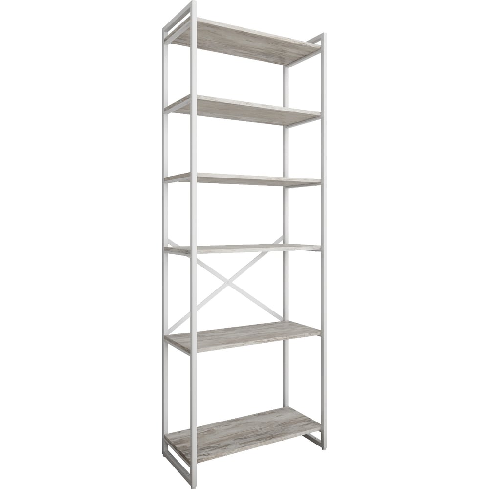 Изображение товара Стеллаж ГУТТА GS19669346P3 патина/белый 1960x690x340 мм