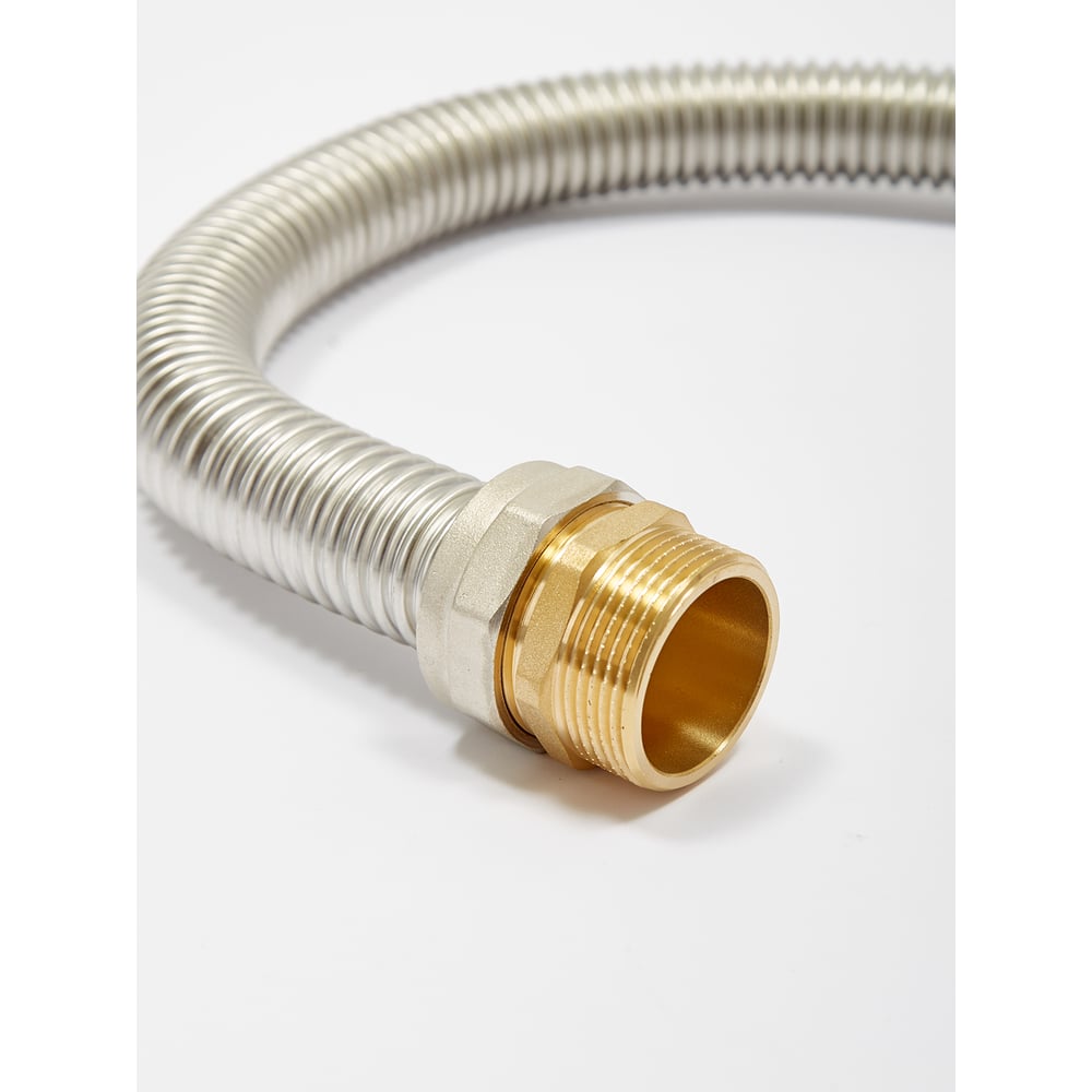 Изображение товара Гибкая подводка Kofulso с 2-мя стопорными кольцами, прокладками, ниппелями и гайками 2 KF 50/1500 ш/ш