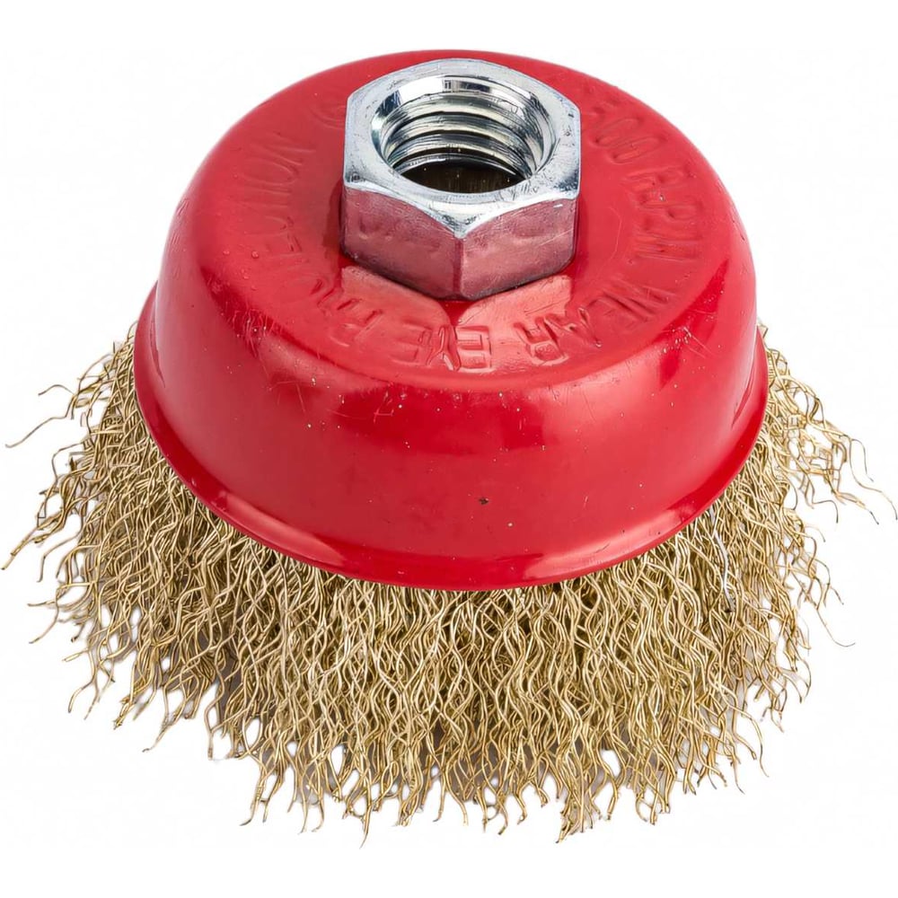 Изображение товара Щетка для УШМ 65 мм Креост 7190065 латуннированная сталь