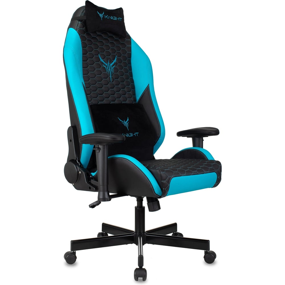Изображение товара Игровое кресло Бюрократ Knight Neon с регулировкой и подголовником