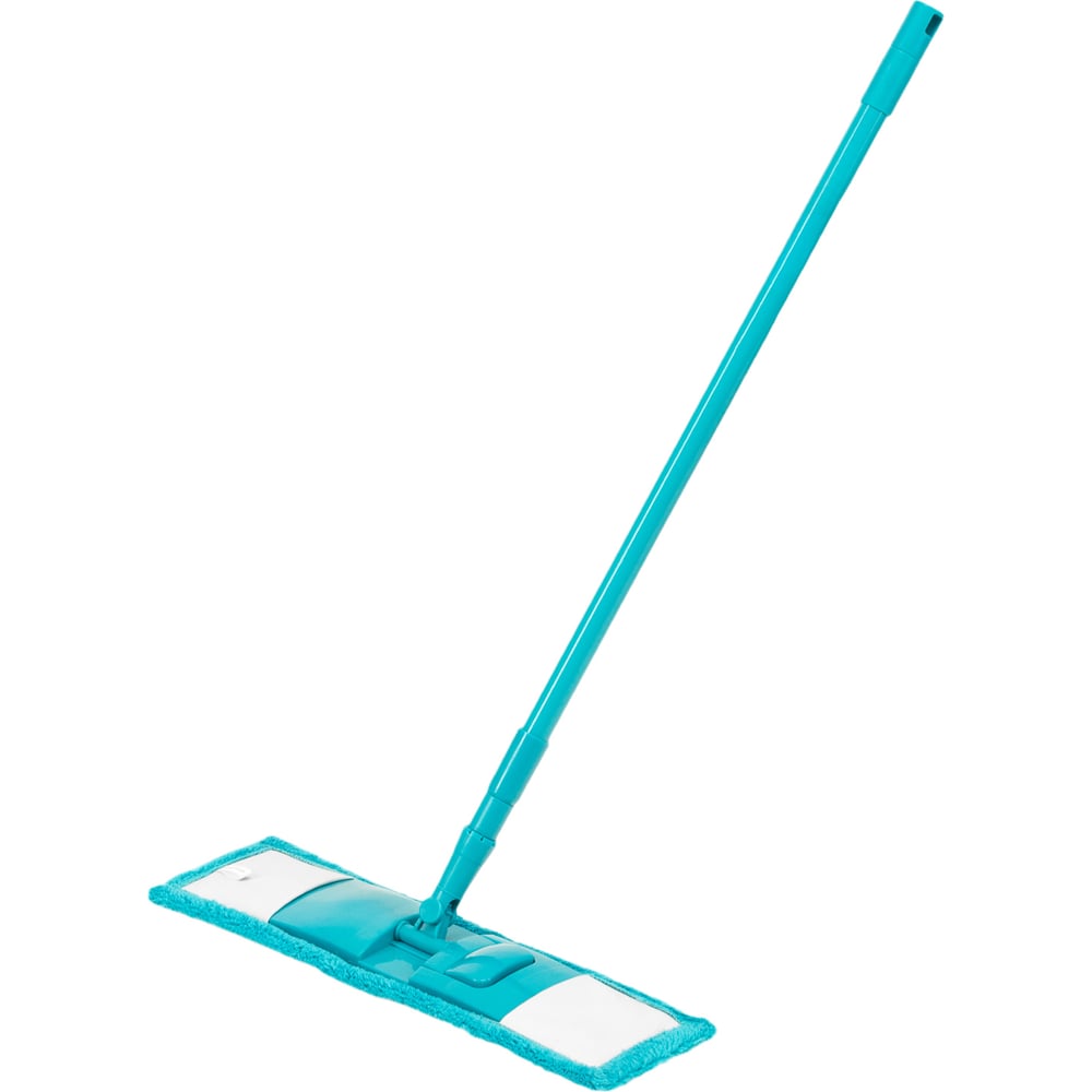 Изображение товара Швабра PALISAD Home 120см, с пластиковой складной подошвой, насадка из микрофибры, рукоятка телескопическая 93512