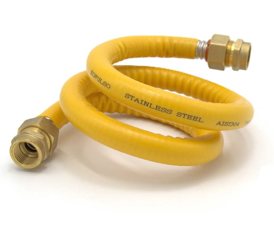 Изображение товара Подводка для газа Kofulso 1/2 дюйма с муфтами, 200 см (ВР-ВР) — KFG BICG/BICG — 15/2000