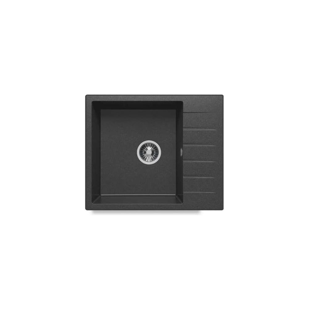 Кухонная мойка Polygran DEKA-600 №16 Черный 72730016