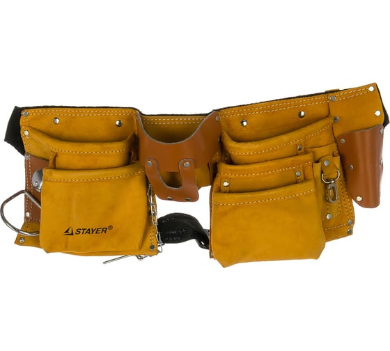 Изображение товара Сумка поясная 10 карманов для ручного инструмента Stayer 38512