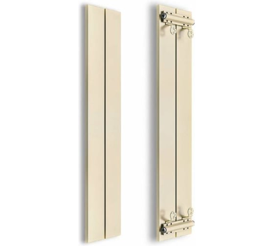 Изображение товара Радиатор отопления алюминиевый MIVARMO вертикальный 2 секции, 2000 мм, жемчужно-белый, Multiflex центральное MA2-2000-1013-MC