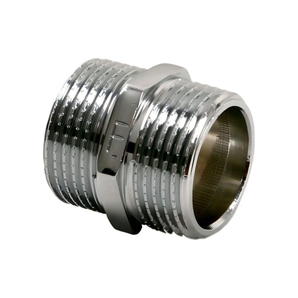 Изображение товара Ниппель хромированный ViEiR 1 штуцер х 1 штуцер, резьбовой удлинитель SHX55