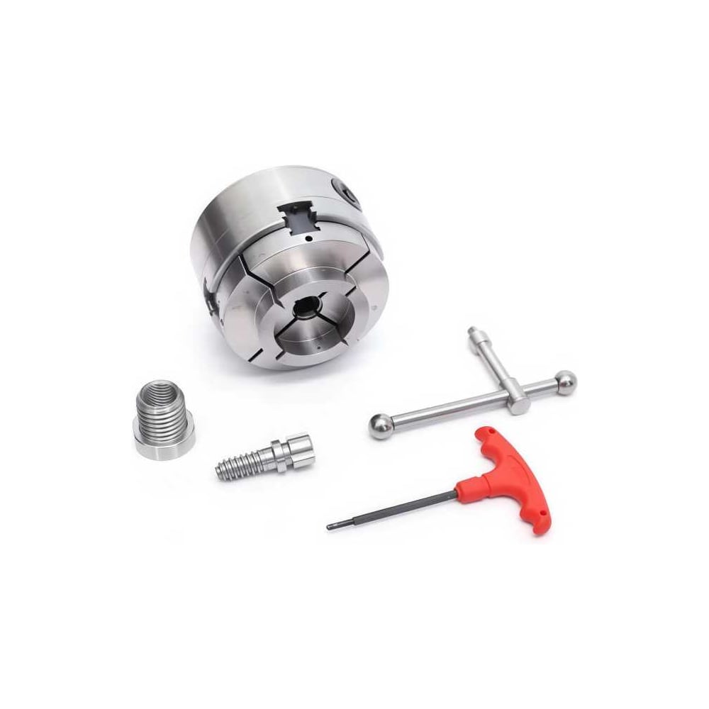 Изображение товара Токарный патрон FABTEC CK-4 M33х3.5 с комплектом кулачков КА-00073984