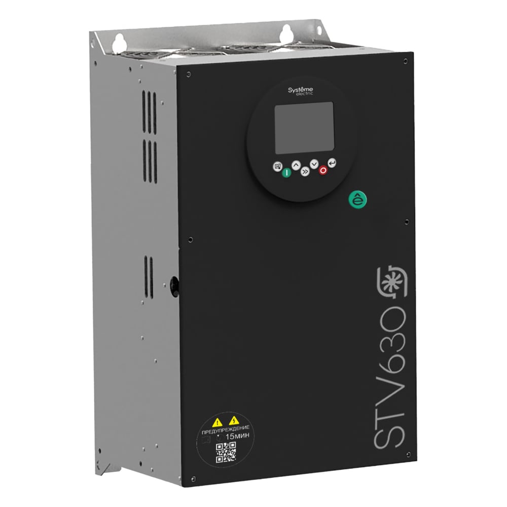 Изображение товара Преобразователь частоты Systeme Electric STV630 30 кВт 400В ЭМС С3 + LED панель оператора STV630D30N4-LED