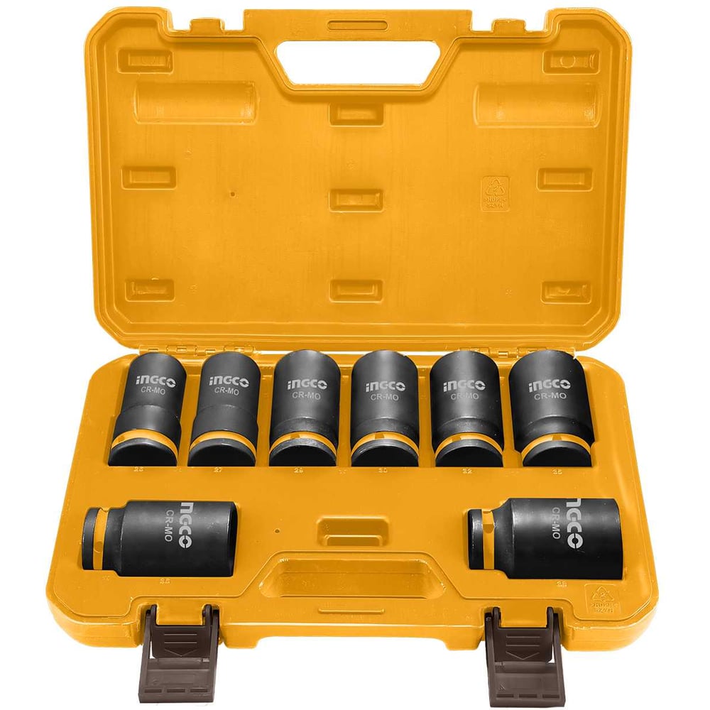 Изображение товара Набор ударных торцевых головок INGCO 3/4 8 шт INDUSTRIAL HKISSD34082L