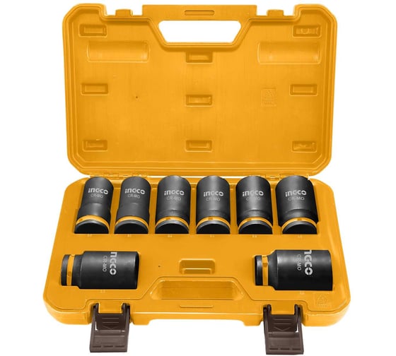 Изображение товара Набор ударных торцевых головок INGCO 3/4 8 шт INDUSTRIAL HKISSD34082L