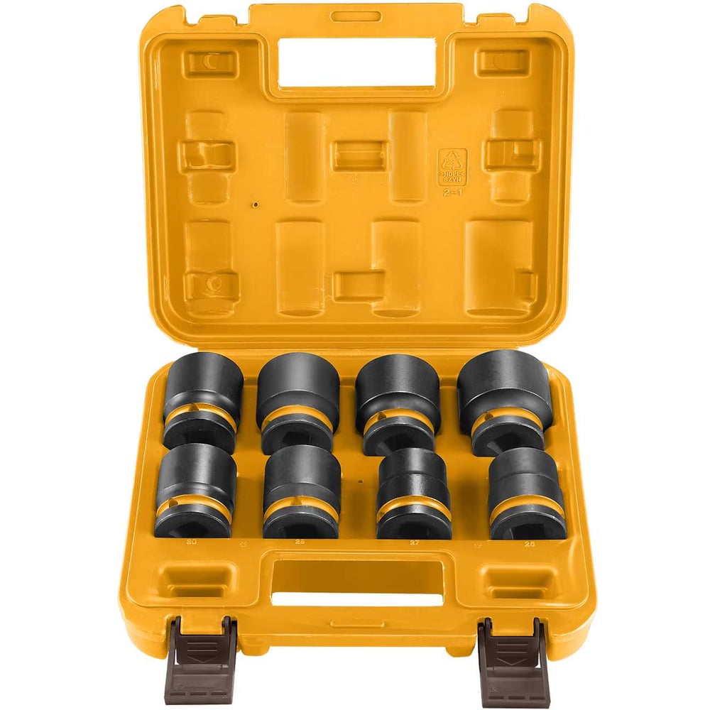 Изображение товара Набор ударных торцевых головок INGCO 3/8 8 шт INDUSTRIAL HKISSD34081